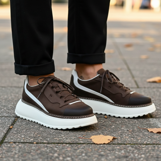 Zapatillas deportivas de estilo urbano con suela ergonómica para hombre