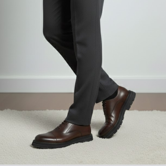 Zapatos clásicos de cuero para hombre, con máximo confort®