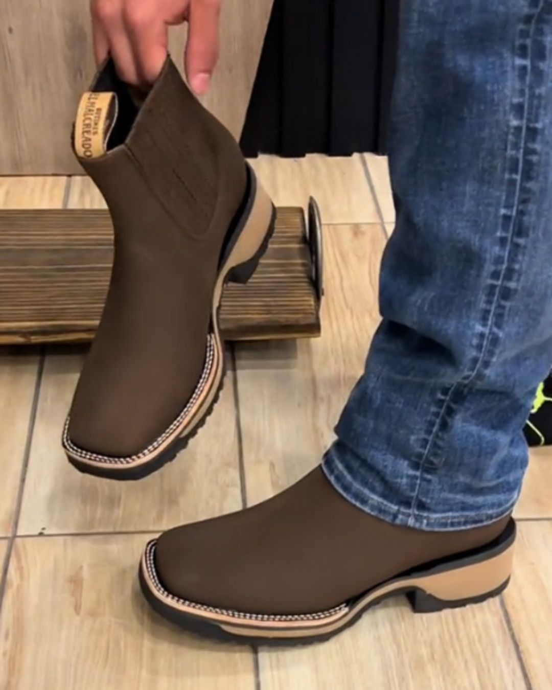 Botas Vaqueras de Cuero para Hombre®