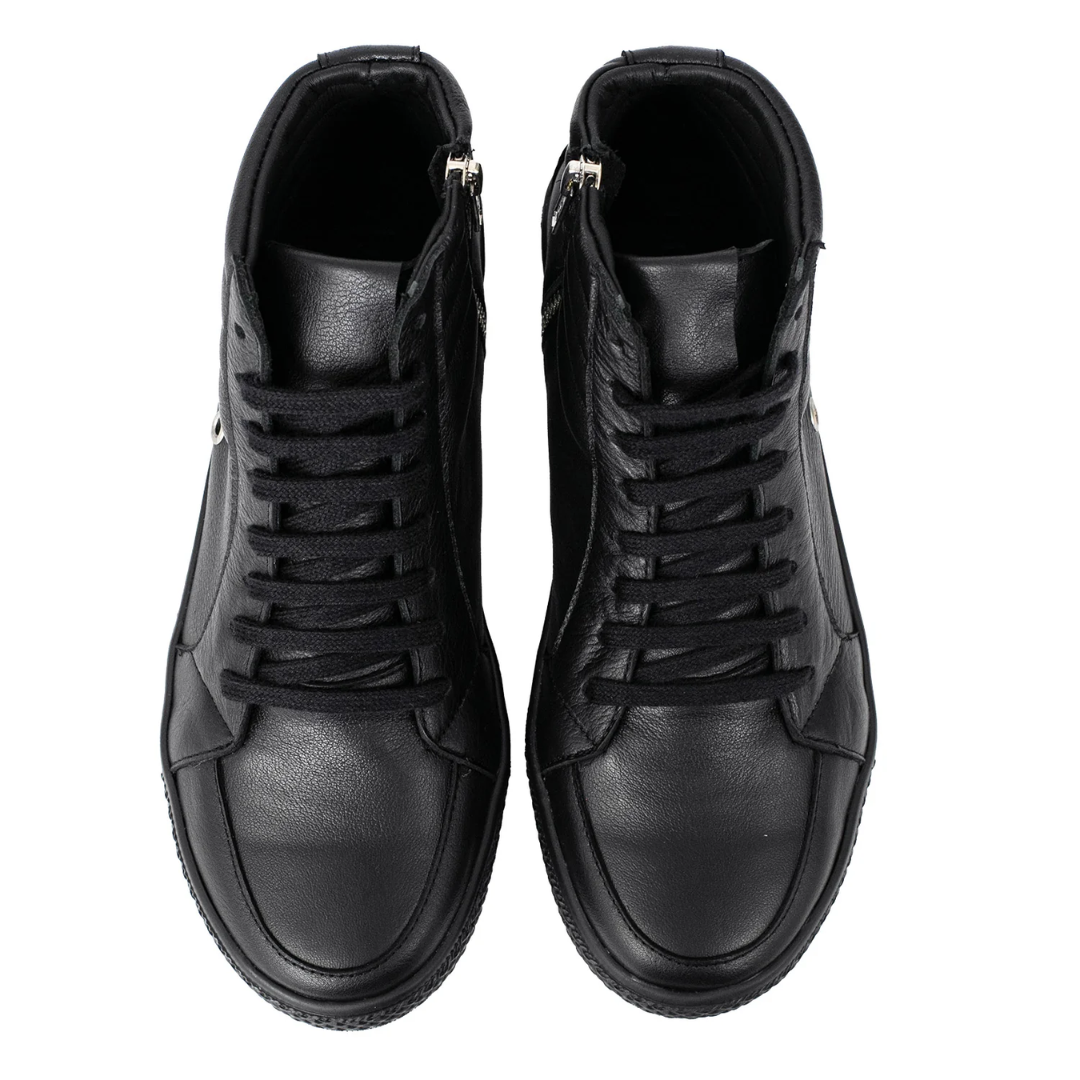 Zapatilla de Cuero con Base Antideslizante para Hombre®