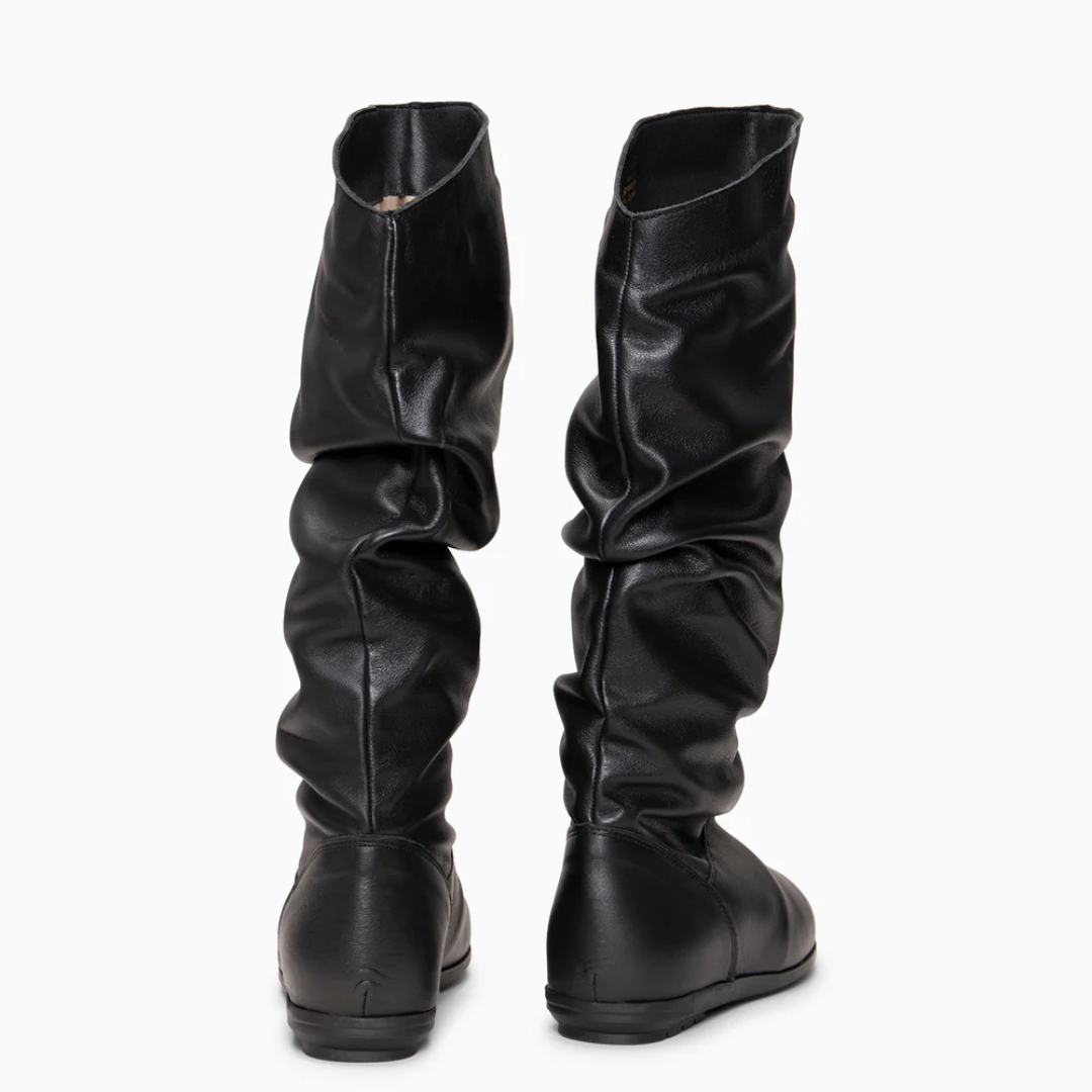 Botas de Caña Alta Arrugada para Mujer®
