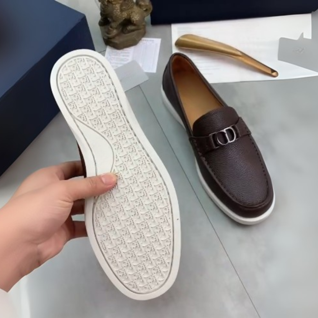 Mocasines de Cuero con Suela Ergonómica para Hombre®