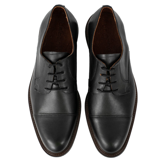 Calzado Ejecutivo Diseño Clásico en Cuero Negro Para Hombre®