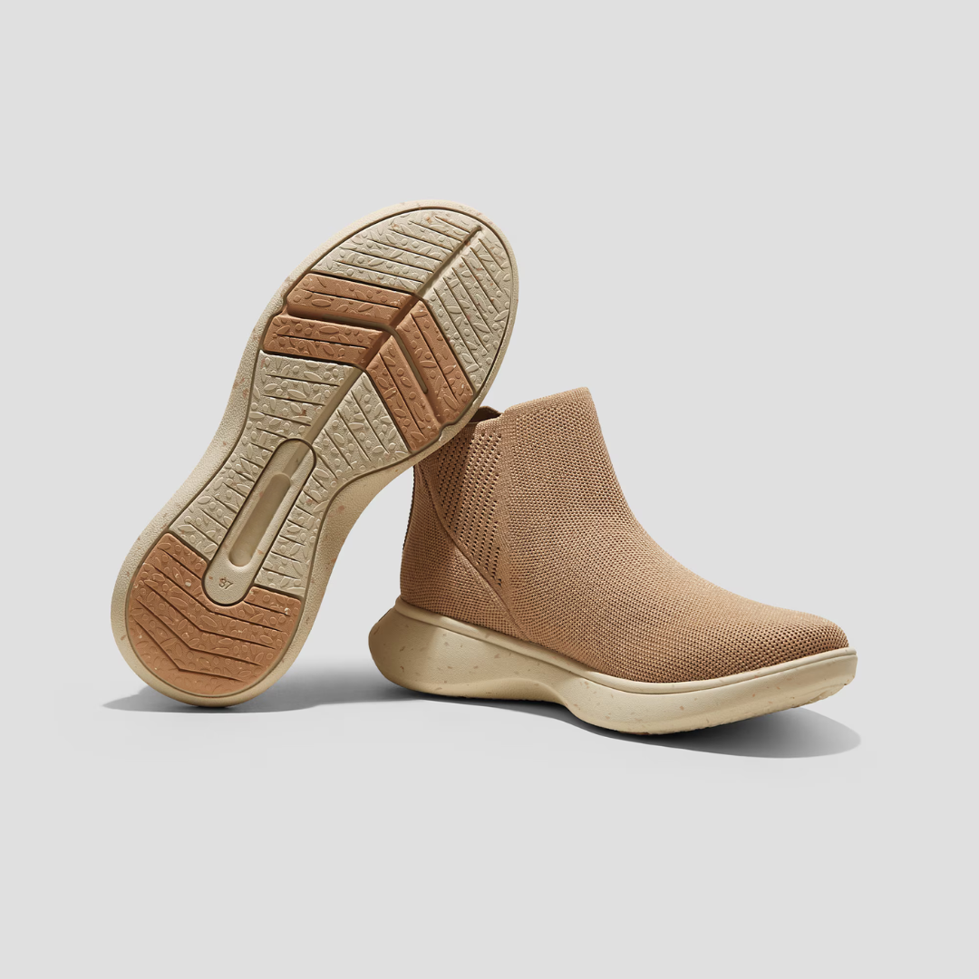 Botas deportivas sin cordones con puntera redondeada