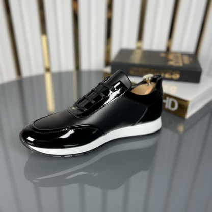 Zapato de Vestir Casual en Bitono Negro