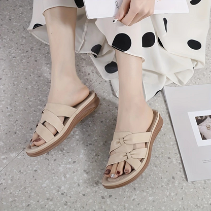 Sandalias de Cuero con Suela Ergonómica