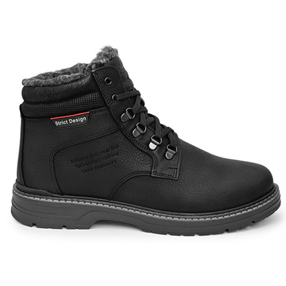 Botas de Invierno en Cuero Natural