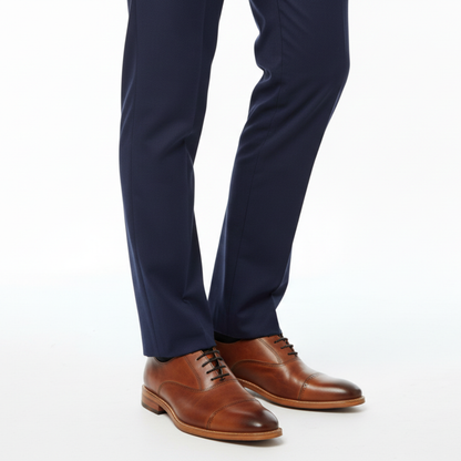 Zapato de Cuero Clásico Masculino Confort y Estilo Versátil