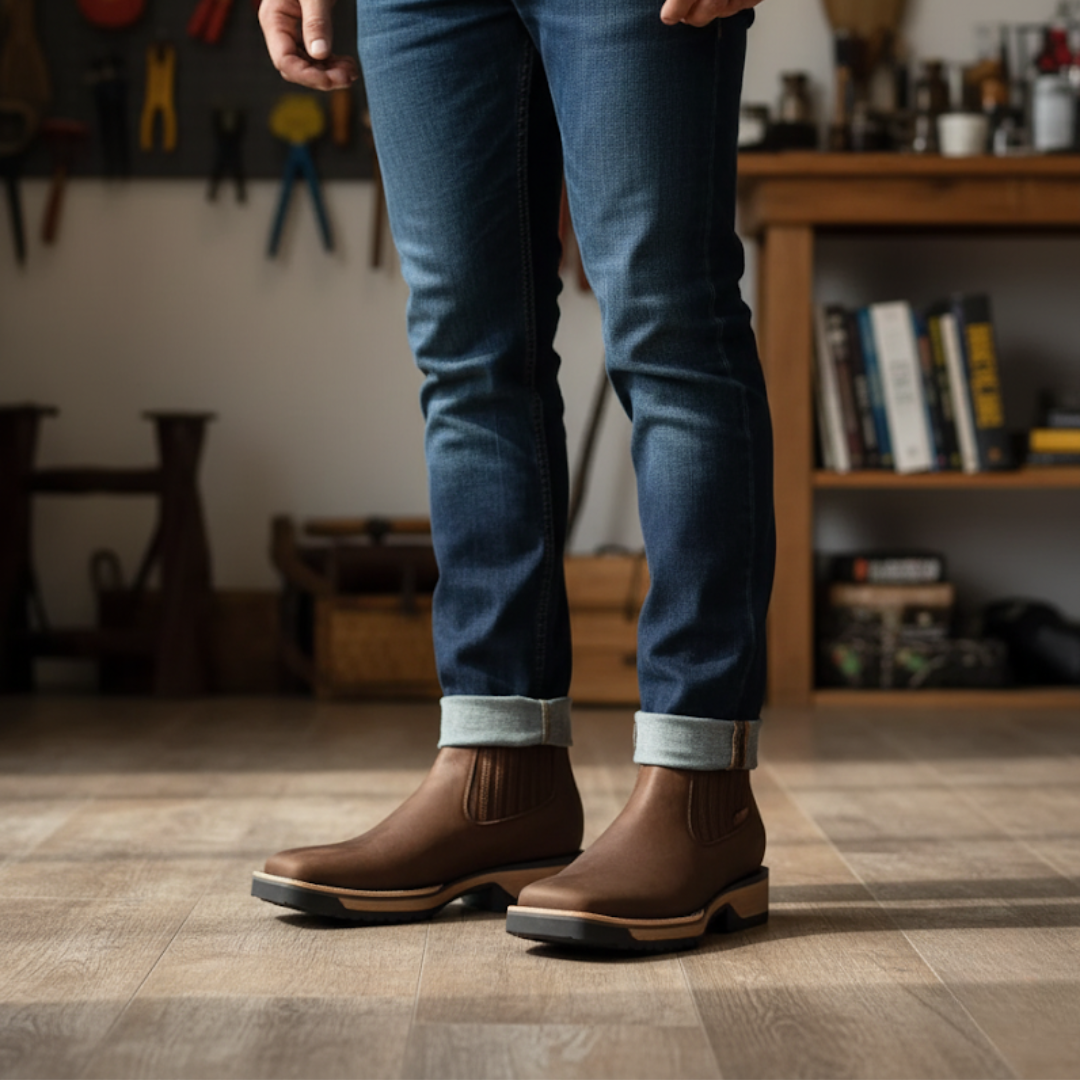 Botas Vaqueras de Cuero para Hombre