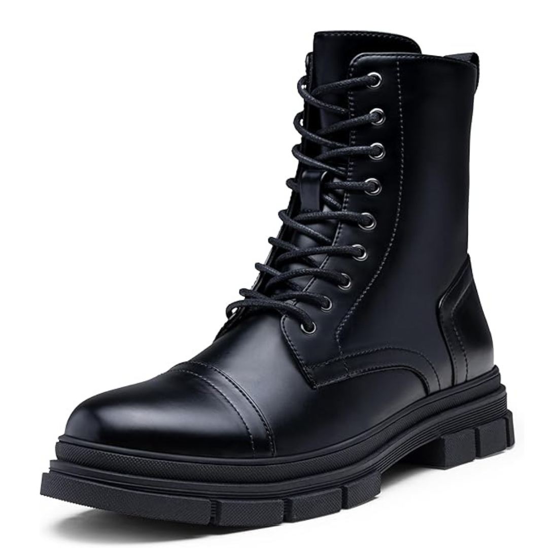 Botas de invierno altas forradas con lana para hombre