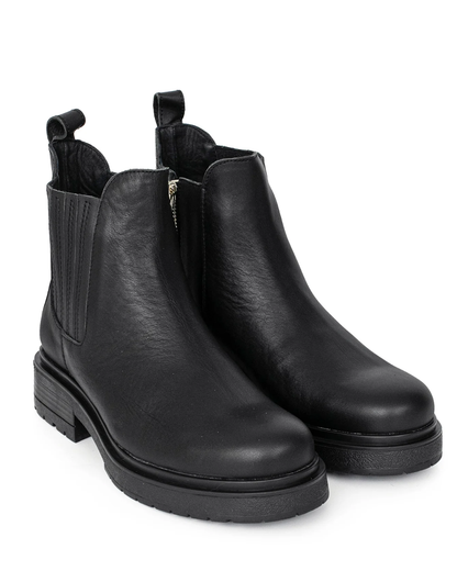 Bota de Cuero Genuino Durabilidad y Estilo Urbano Versátil Para Mujer