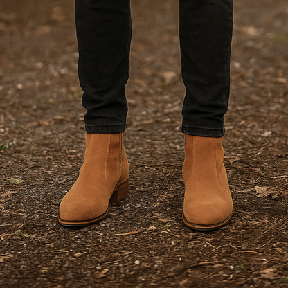 Botas Cortas en Ante de Hombre