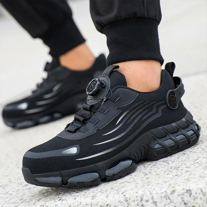 Botas de seguridad para hombre con hebilla giratoria