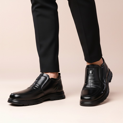 Zapato de Cuero Premium con Interior Térmico para Hombre