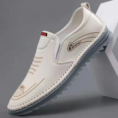 Zapatos de cuero antideslizantes para hombre