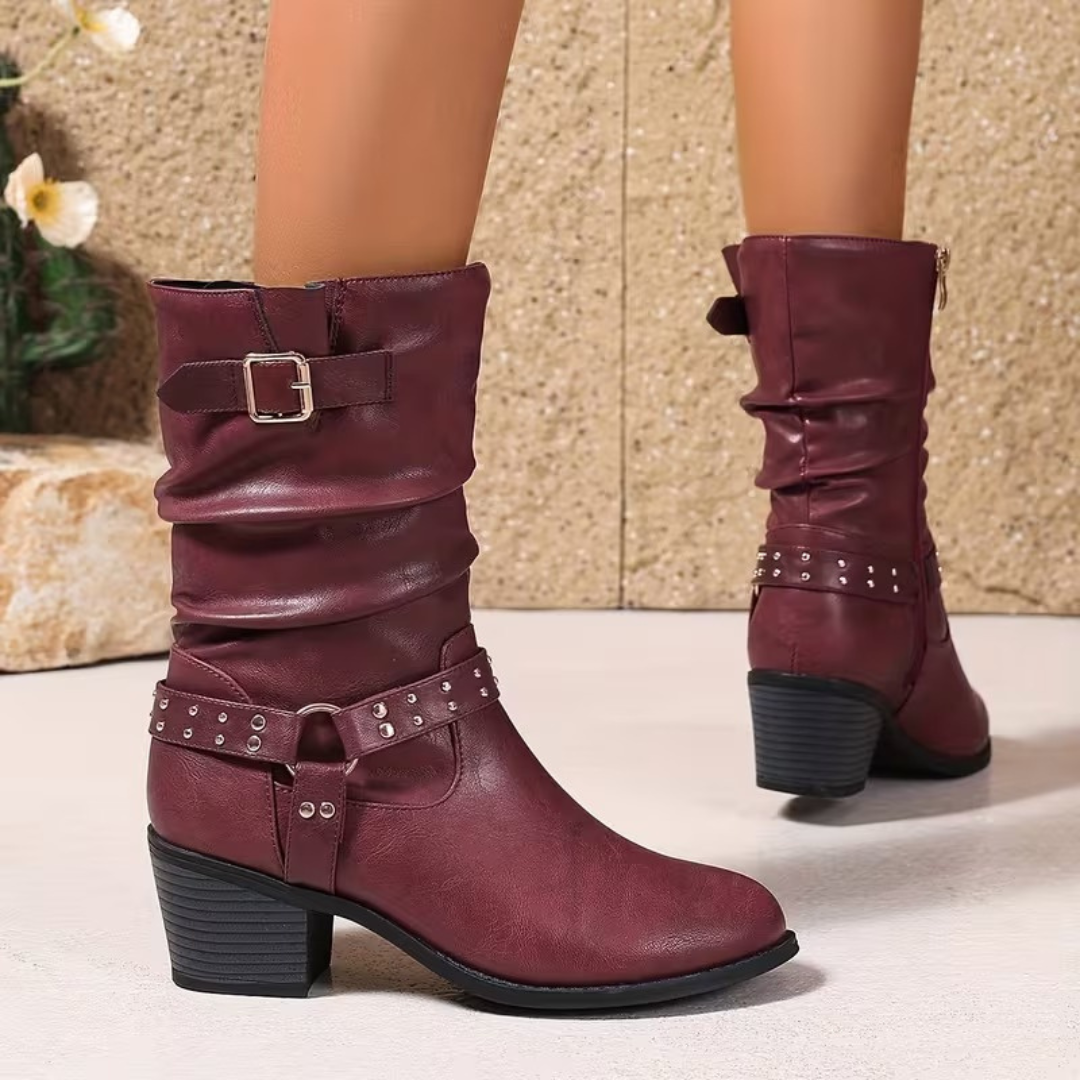 Botas largas de Material Resistente Para Mujer