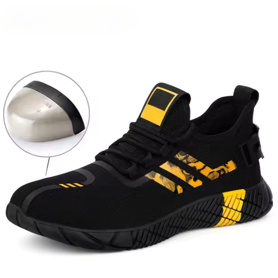 Calzado deportivo de seguridad con suela de goma para hombre