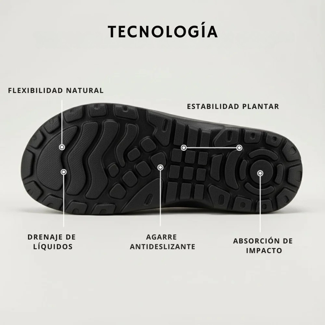Zuecos ergonómicos impermeables y antideslizantes unisex