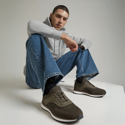 Zapatos con cordones y suela ergonómica antideslizante