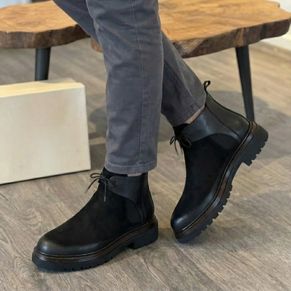 Botas masculinas de ante auténtico con suela de máxima adherencia para hombre®