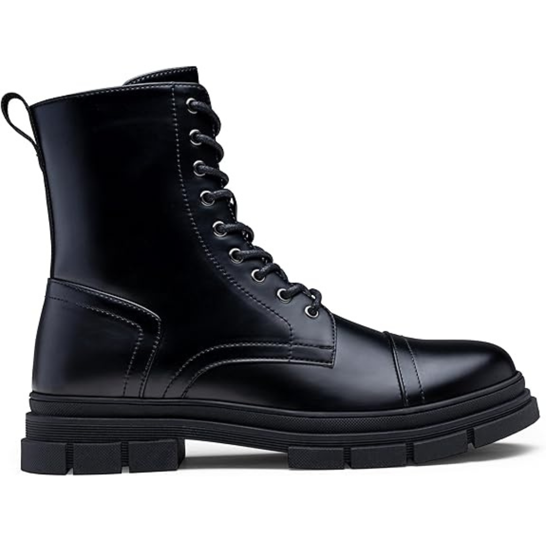 Botas de invierno altas forradas con lana para hombre