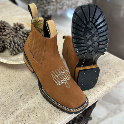 Botas de tela con suela resistente