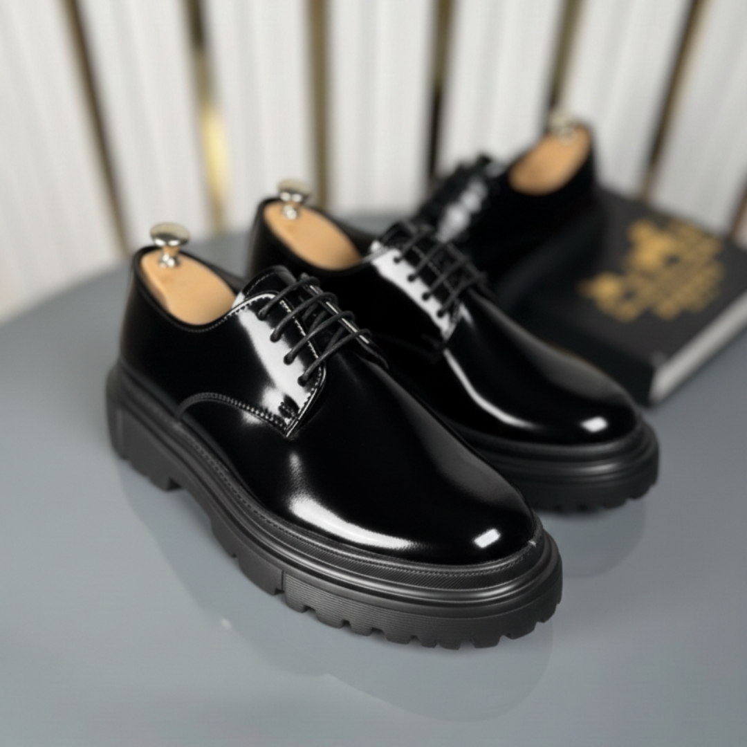 Zapato Casual de Nueva Temporada en Charol Negro