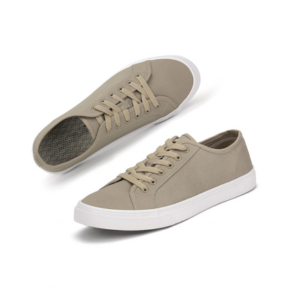 Zapatos de tela con suela baja antideslizante para hombre