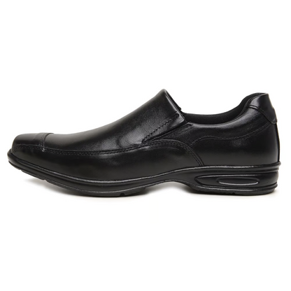 Mocasines Casuales de Cuero Brillante con Suela Ergonómica
