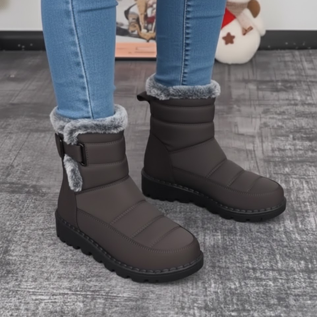 Botas de Nieve Impermeables con Forro Térmico para Mujer