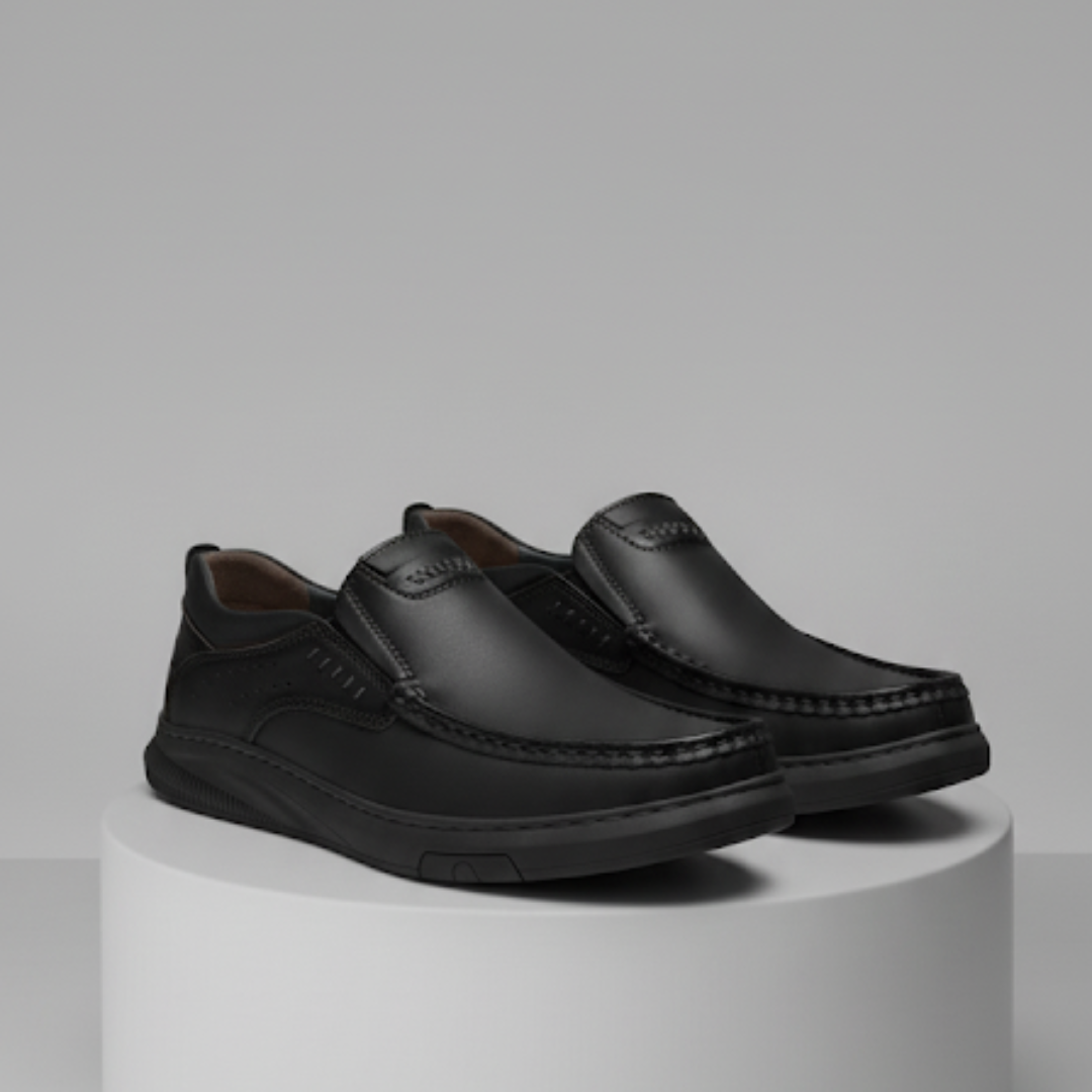 Zapato formal de cuero con suela dura para hombre