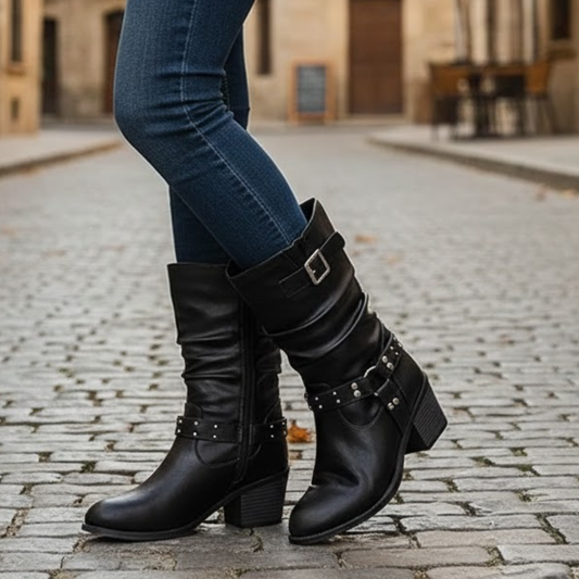 Botas largas de Material Resistente Para Mujer