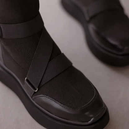 Botas de estilo moderno y ergonómico con ajuste elastico para mujer