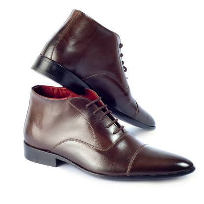 Botines casuales de tacón bajo para hombre