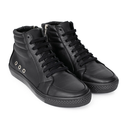 Zapatilla de Cuero con Base Antideslizante para Hombre®