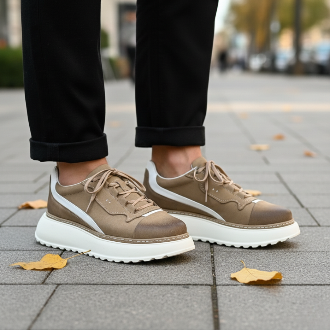 Zapatillas deportivas de estilo urbano con suela ergonómica para hombre