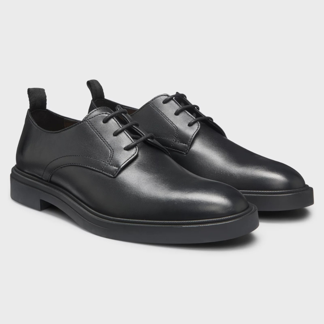 Zapato de Cuero con Suela de Goma®