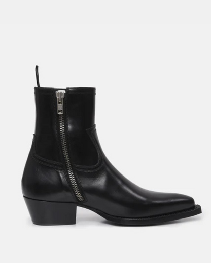 Botas de Estilo Western para Hombre con Diseño Grabado Espíritu Rebelde y Estilo Icónico