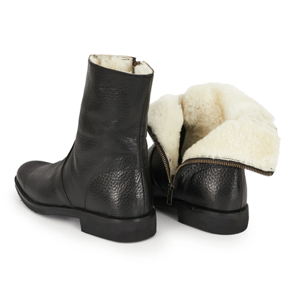 Bota de Cuero con Interior Abrogado para Hombre