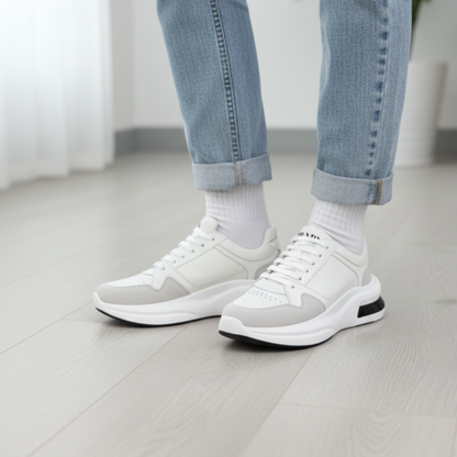 Zapatillas urbanas de diseño minimalista y lujo discreto
