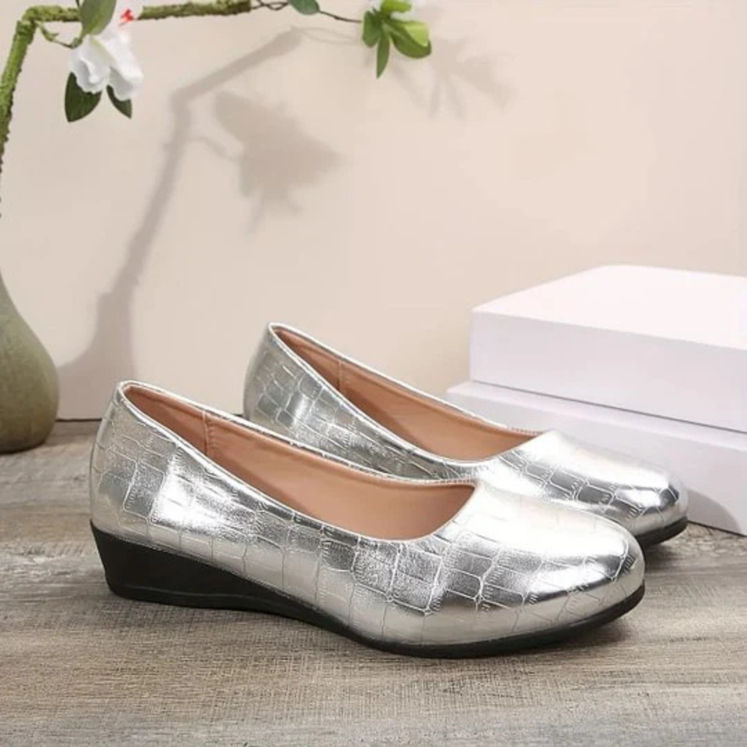 Zapatos de cuero ligeros para mujer con un diseño elegante