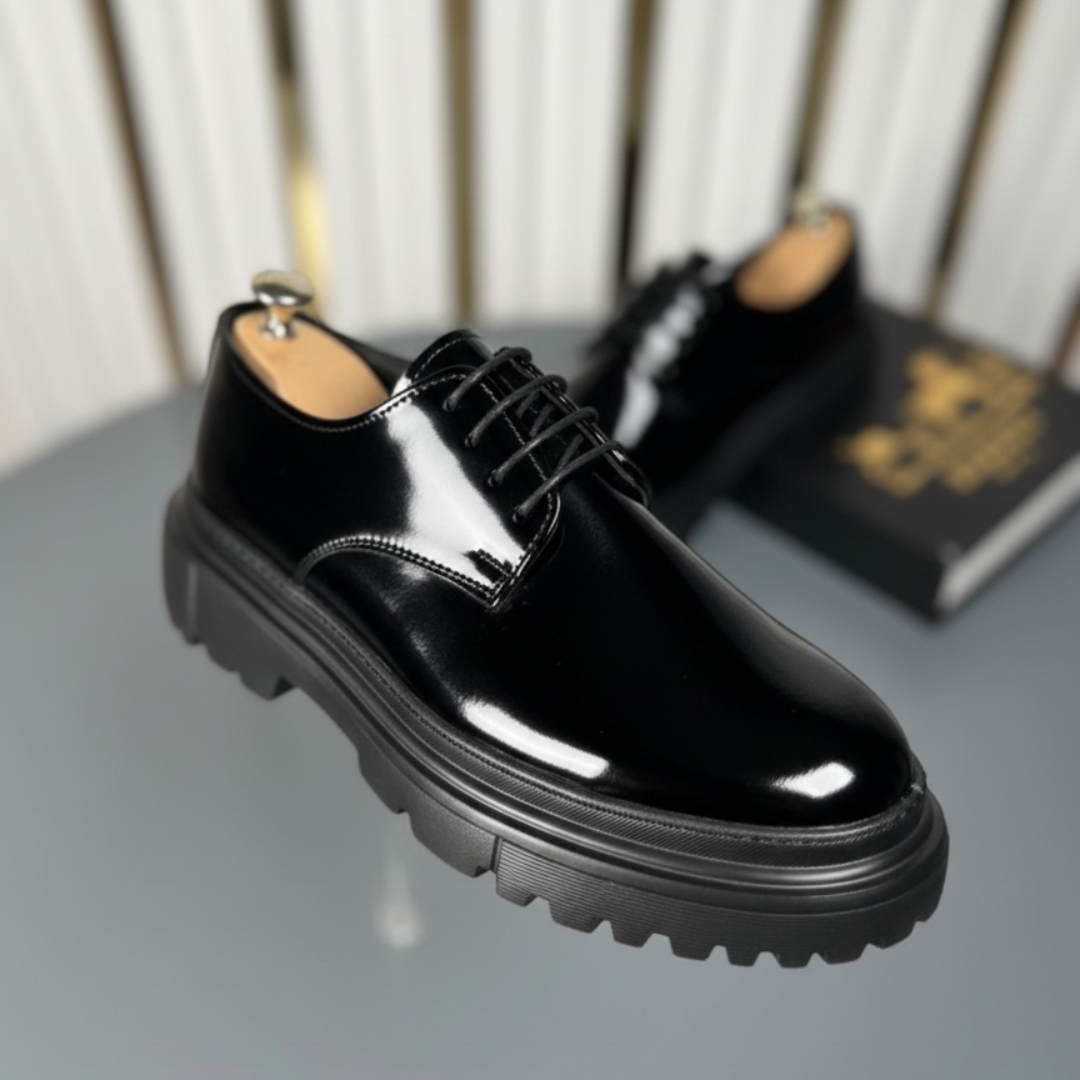 Zapato Casual de Nueva Temporada en Charol Negro