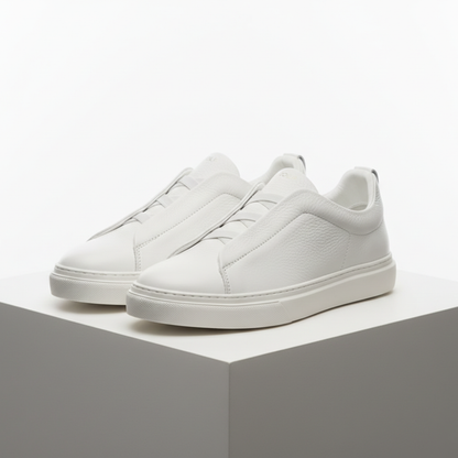 Zapatilla Casual de Piel con Elástico®