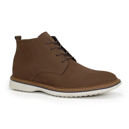 Botines de Estilo Robusto en Cuero para Hombre