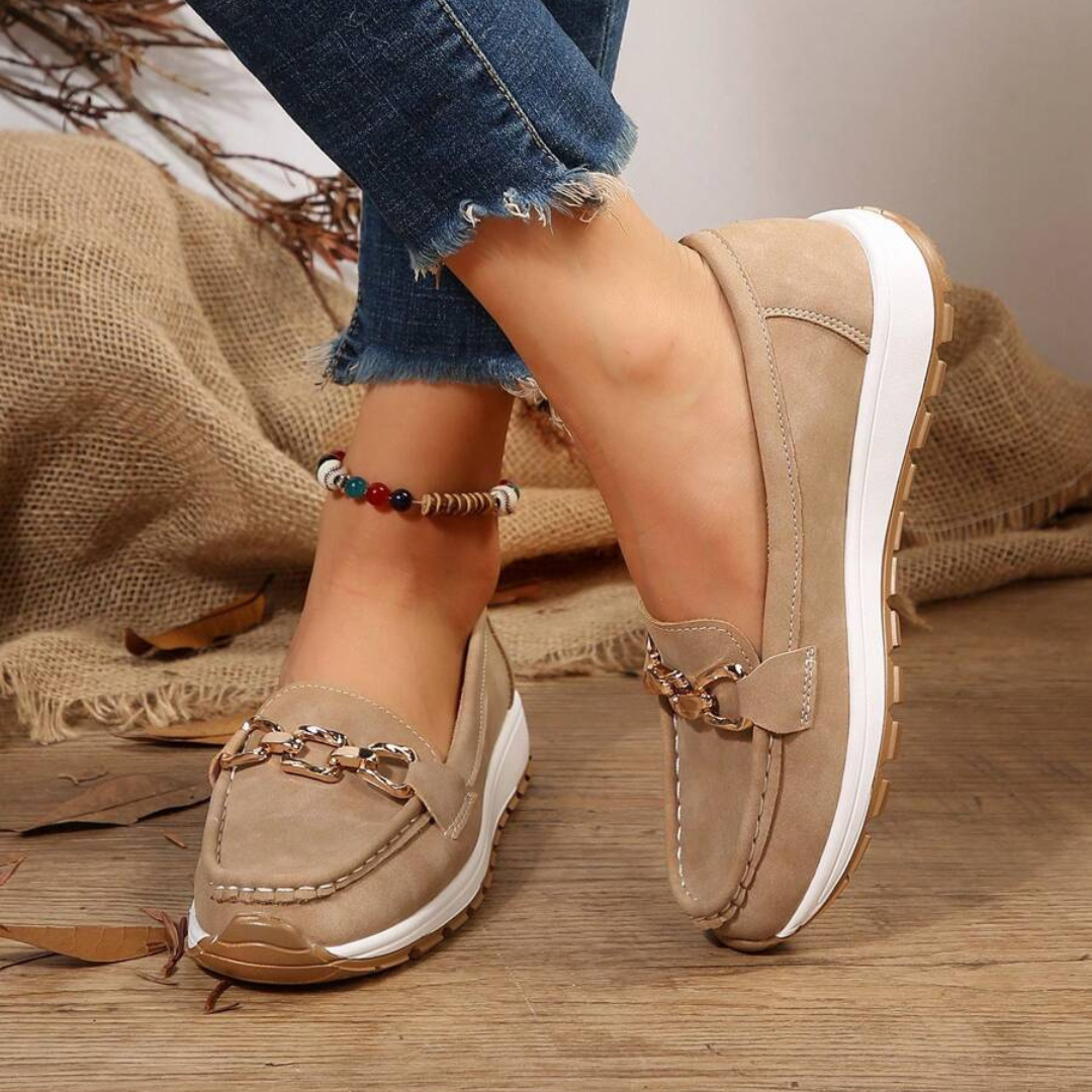 Mocasines de suela gruesa para mujer®