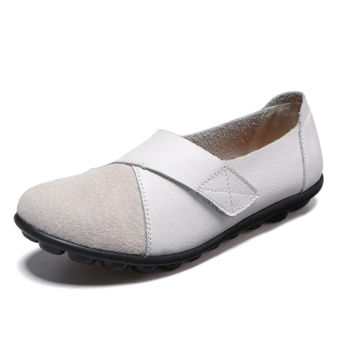 Mocasines de cuero cómodos para mujer