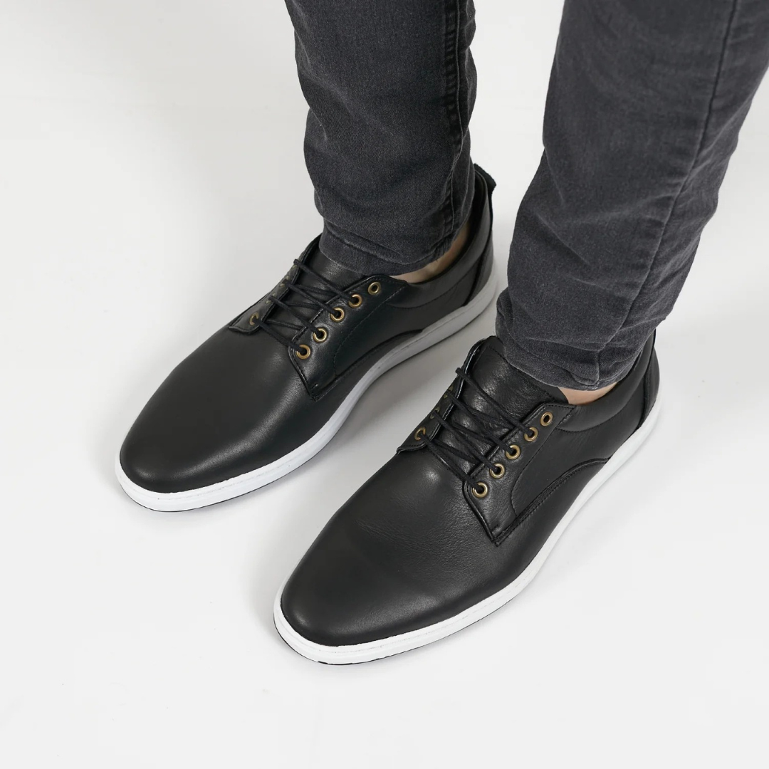 Zapatos casuales de suela baja y ortopedica para hombre