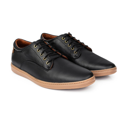 Zapato de Cuero con Suela Ortopédica para Hombre®