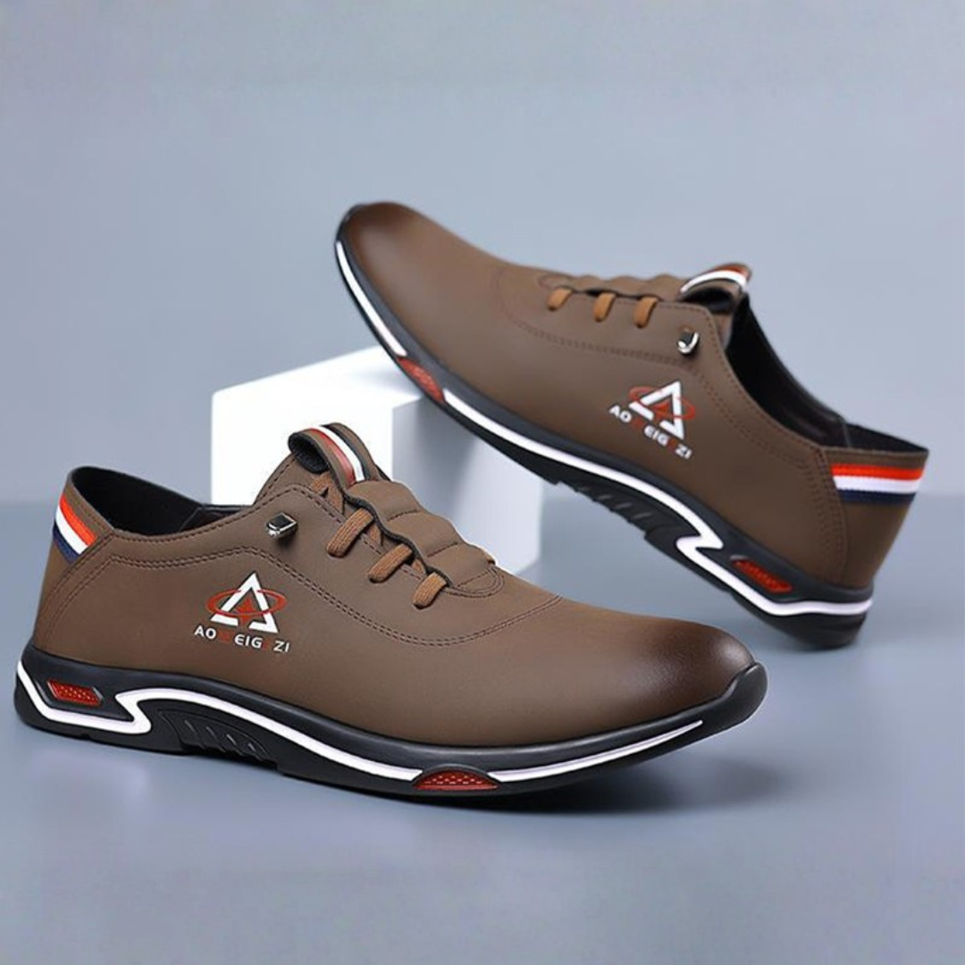 Zapatos Casuales Ortopédicos de Cuero Genuino para Hombre