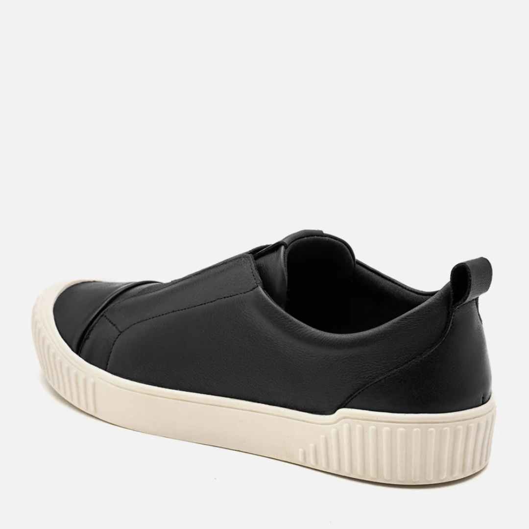 Zapatillas Sin Cordones de Cuero para Mujer